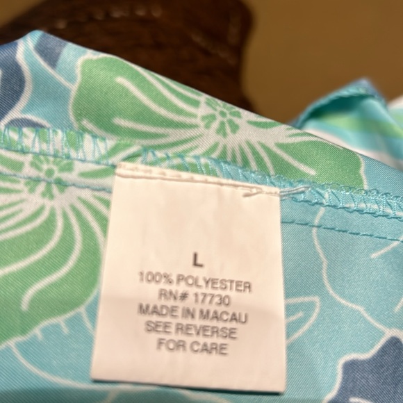 Reversible beach dress with halter tie and zipper. - Picture 5 of 5